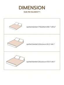 1件超柔软印花绗缝被，时尚绗缝床罩，饰以花卉元素，提升舒适感，亲肤舒适，适用于卧室宿舍装饰，可机洗，通过Oeko-Tex认证 - 彩色 - 查看 3