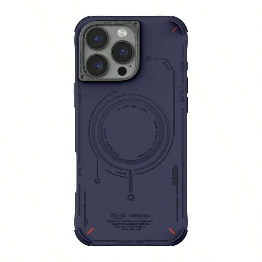 SKINARMA Mecha mag - Charge Funda para 16 Pro Azul - Azul - Ver 1