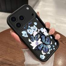 Basic Phone Cases - Stepped Shell - Burgundy - ERLVCI Butterfly - View 4