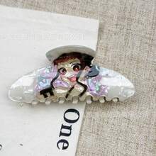 1pc New Witch Coven Hair Clip, Acrylic Cartoon Hair Claw Clip For Girls And Students - Multicolor - View 12
