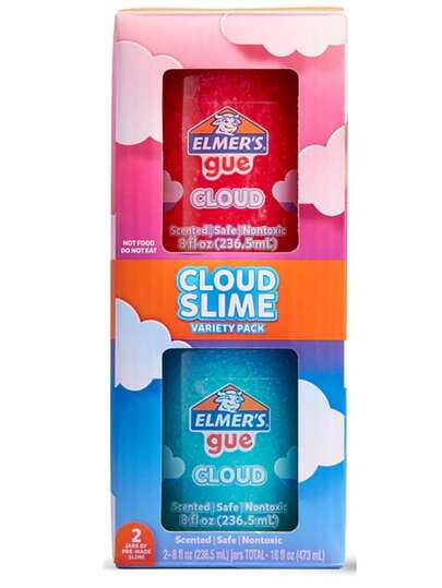Elmer's Elmer´s Gue Cloud Slime, 8 oz., Blue/Pink, 2/Pack