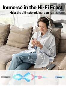 Seulliya USB-C To 3.5mm Headphone Jack And Charger Adapter, 2-In-1 Audio And Fast Charging Splitter, Compatible With Apple 17/16/15/Pro/Pro Max, Pixel And Other Devices, 1pc - White - View 3