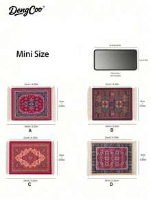 Dengcoo 1PC Coffee Coaster, Cup Mat, Fabric Tassel Carpet Coaster, Coffee Mat, Drink Coaster, Dish Drying Mat, Table Mat, Placemat, Mouse Pad, Non-Slip Heat Resistant Mat, For Table Desk Cup, Home, Coffee, Gife - Coffee Pads - View 12