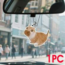 Cat Expression Pack In A Suit, Car Air Freshener, Wardrobe Air Freshener, Fragrance, Rearview Mirror Decoration, Car Interior Decoration, Natural Fragrance Air Purifier, Cartoon Bathroom Fragrance Pack, Living Room/Office/Bedroom Wall Decoration - 香片 - 查看 16