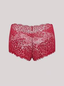 Hourtrue 5Pcs Sexy Ladies Lace Floral Patterned Square Cut/Boxer Shorts - Multicolor - View 4