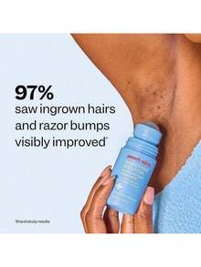 Bestseller!Peach Slices - Smoothing Solution Ingrown Hair Treatment (1.69 Oz) - Smooth, Relieve, Soften Skin - 360 Roller - BHA, AHA, PHA, Niacinamide, Licorice - Vegan & Cruelty Free - Korean Skin Care & Beauty.Supplement Vitamin,Free Shipping. - 藍色 - 查看 3