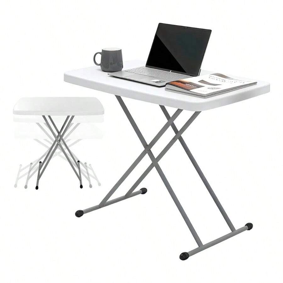 Folding Outdoor Serving Table, White - 黑色 - 查看 1