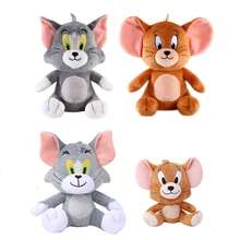 Tom And Jerry | 1pc Classic Tom And Jerry Plush Toy Christmas Gift Cartoon Movie Figures Cat Mouse Cute Stuffed Animals Doll For Kids Soft Huggable Plushie - Multicolor - View 10