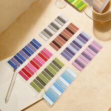 5张/7张/8张/10张/16张/20张渐变多色混合索引便签，每卡200张，色彩鲜艳，适用于办公、学习文件分类、笔记本标记和页面注释。 - 彩色 - 查看 8