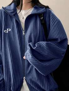 Women Coats - Blue - View 2