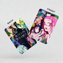 1张2026新款动漫全息卡，科幻造型闪光卡，双面LOMO卡，礼物，收藏品，文具，减压玩具，生日/圣诞节/万圣节礼物 - 彩色 - 查看 6