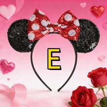 Disney 1pc Series Headband With Soft Bow, Cute Minnie Mouse Ears, Cartoon Decor Hair Accessories Suitable For Daily Wear, Princess Party, Birthday Party, Gift Or Makeup Party, Fashion Hair Accessories For Women - Multicolor - View 4