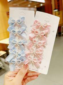 6 chiếc kẹp tóc hình bướm cho trẻ em, thiết kế mới năm 2026, kẹp tóc mái phía trước cho bé gái, phụ kiện tóc công chúa ngọt ngào cho bé, trang trí tóc dễ thương và xinh xắn. - Nhiều màu - Xem 8