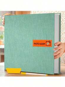 FEILIYA Large Self-Adhesive Photo Album 4x6 5x7 8x10 Scrapbook Album DIY, Gift For Mom, Family, Baby And Wedding, With Metal Pen And Plastic Board - Multicolor - View 16