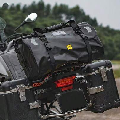Waterproof Luggage Bag - Dry Bag Tail Bag With Large Storage Space Or Backpack, Duffle Bag Which Can Be Used For Camping,Traveling, Motorcycling, Boating Or Hunting