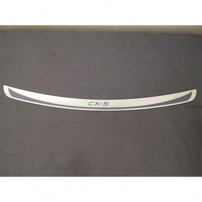 GZPLMYKJYXGSPL Tröskelskydd i rostfritt stål för bakre bagageutrymmet för CX5 CX-5 2017-2026 Biltillbehör, stötfångarskydd bak