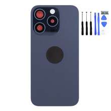 For IPhone 15 Pro Max/15 Pro/15 Plus/15 Rear Glass Cover Replacement, Battery Cover, Back Cover, Includes 9-Piece Tool Kit For Repair