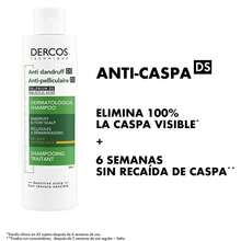 Vich y Dercos Champú Anticaspa Graso 200ml, adecuado para hombres y mujeres con cabello normal o seco, puede combatir la caspa, mejorar el cabello graso, aliviar eficazmente el picor y limpiar en profundidad. - amarillo - Ver 7