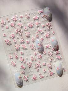 Hình dán móng tay hình cánh bướm thanh lịch - Tự dính, không mùi, thích hợp để trang trí tay và chân, thiết kế sang trọng, dễ dán, hoàn hảo cho việc tự làm móng tay vào mùa thu/đông. - Hồng - Xem 8