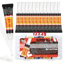 12 - PackQuick - Drying, Plastic, Metal, Wood, Ceramic, Rubber And More, Strong Bonding Adhesive Crafts, Repairs, - 12 - View 2