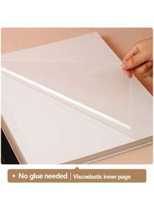 FEILIYA Large Self-Adhesive Photo Album 4x6 5x7 8x10 Scrapbook Album DIY, Gift For Mom, Family, Baby And Wedding, With Metal Pen And Plastic Board - Multicolor - View 5