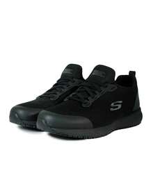 Skechers Men Casual Athletic Shoes - Black - View 3