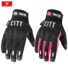 ALPINES FOX 新款摩托车手套 男女通用 触屏 春秋季保暖抓绒 摩托车骑行 电动自行车 赛车手套 户外运动 - A - 查看 10