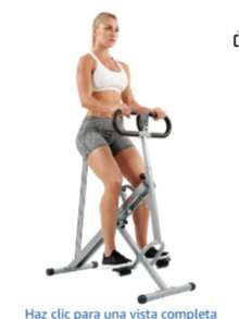 S un ny H eal th & F it ness Row-N-Ride Entrenador Asistido para Sentadillas, Equipo De Ejercicio Plegable Y Fácil De Montar para Gimnasio En Casa con Resistencia Ajustable - NO. 077S - Gris - Ver 5