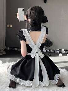 Women Cosplay Costumes - màu đen - Xem 3