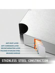 Almacenamiento Estantes de Metal 4 Niveles, Estantería Horno para Microondas, Anaquel Estante Metálico para Cocina, Recámara, Lavandería, Pesado Estante de Acero Organizador - por defecto - Ver 7