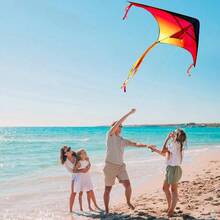 - Paquete mltiple de cometa naranja, verde y morado, fcil de volar, cometas enormes para nios y adultos con cuerda de cometa de 280 pies, cometa Beach para juegos y actividades al aire ltima intervensin 1/2/3 paquetes - Verde/Morado/Naranja - Ver 6