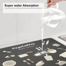 1pc Thick Silica Gel Coaster, Coffee Mat, Kitchen Draining Mat, 3.5mm Thick Waterproof Bar Table Mat, Multipurpose Household Pad, Suitable For Various Occasions And Festivals - Multicolor - View 8