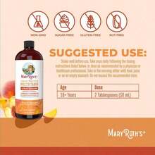 Liquid Multivitamin + Hair Growth - Clinically Tested  For Thicker Hair In Women - Improve Facial Wrinkles - Vegan - 30 Fl Oz - Đơn - Xem 6