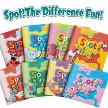 Find The Differences Puzzle Book – Compare & Search Games, Fun Illustrated Scenes, Improves Attention, Detail Noticing And Logic Skills - Spot the Difference Fun - View 8
