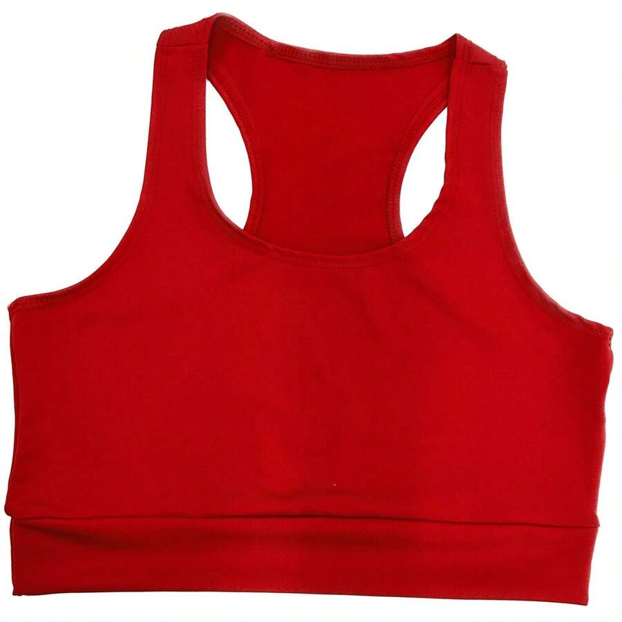 Kit Of 2 High-Support Fitness Gym Tops - Fashionable Workout Cropped Tops - 1 rượu vang đỏ + 1 rượu vang trắng - Xem 1