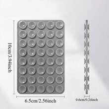 Ventosa de silicona de doble cara con 80 ventosas, duradera y previene caídas del teléfono, soporte multifuncional antideslizante, alta adherencia, soporte universal antideslizante para teléfonos inteligentes/tabletas/escritorios - Multicolor - Ver 7