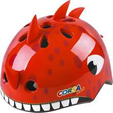 Casco de bicicleta para niños pequeños, ajustable y multideportes, 3 tamaños para edades de 1-2-3-5-8-14 años, niños y niñas - Dinosaurio rojo - Ver 8
