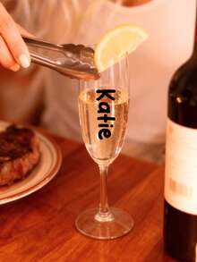 1/3/5pcs Personalized Crystal Stickers, Birthday, Wedding, Holiday, Party Decorations, Custom Text Name Stickers, Engagement Decorations, Personalized Name Tag Stickers, Name Stickers, Custom Stickers, Name Stickers, Date Stickers, DIY Gifts, Handmade Items, New Year's Charms, Waterproof, Can Be Applied To Mugs, Stemmed Glasses, And Glassware. - Multicolor - View 6