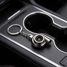 1 pieza Llavero con forma de turbocompresor de coche, accesorio de llavero creativo - A - Ver 3