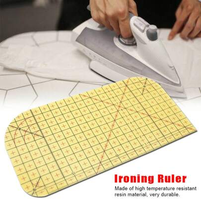 Hot Ironing Ruler Patch Tailor Craft DIY Sewing Supplies Measuring Handmade Tool