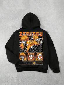 Men Outdoor Hoodies & Sweatshirts - Black - View 7