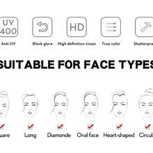 Women's Fashion Oval Frame Glasses With Protection Function And Metal Hinges - Tortoiseshell Pattern PC Lenses, Lightweight Polycarbonate Frame, Suitable For Day And Night Wear, Fashionable Glasses For Driving, Outdoor, And Daily Use - Unique Fashionable Glasses - Rượu sâm panh đen - Xem 9