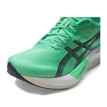 Asics 男女通用跑步鞋，中性低帮运动鞋，MAGICSPEED5缓震运动鞋，舒适休闲轻便训练鞋，1013A183-300 - 綠色/黑色 - 查看 7