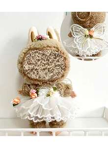 1pc 17cm Doll Clothes (Clothes Only), Mini Cute Doll Clothes Set Suitable For Labubu Decoration Clothes Replacement, DIY Doll Clothes Decoration, Dress Up Accessories