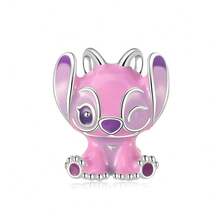 新款925纯银卡通动物吊坠，适合女士DIY手链，时尚珠宝，生日派对礼物 - 彩色 - 查看 13
