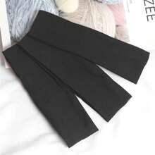 3条装简约弹力时尚女士纯色发带可爱洗脸化妆发带复古运动跑步瑜伽头带 - 多色 - 查看 9