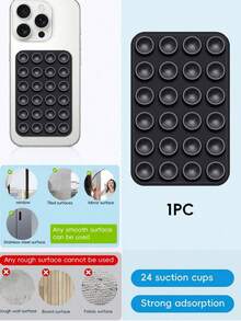 这款手机支架共有48个双面吸盘，每面24个吸盘。它们适用于浴室墙壁、玻璃镜子和梳妆台等光滑表面，但不适用于粗糙表面。这些手机支架可拆卸、防水，并可360度旋转。它们兼容所有手机和迷你平板电脑。 - 吸盤支架 - 查看 10