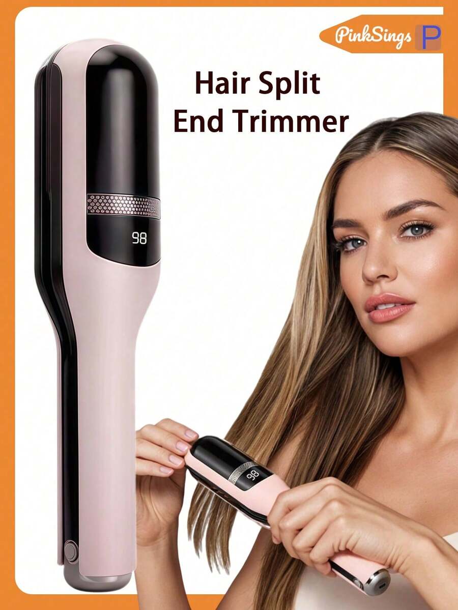 PinkSings 1200mAh automatischer Splissenden-Trimmer, Splissenden-Reparatur-Werkzeug, beschädigtes, empfindliches Haar, unisex Haarstyling-Werkzeug, tragbarer USB-aufladbarer Haarschneider, automatischer elektrischer Haartrimmer, geeignet als Geschenk für Frauen zu besonderen Anlässen