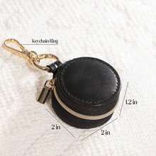 Personalized Mini Gym Ring Holder Travel Jewelry Box,Portable Ring/Earring Storage Box,Custom Gift,The First Gift Of 2025,AirTag Leather Keychain Holder, Customized Name Small Jewelry Box, Bridesmaid Gift, Wedding Gift Back To School - Nhiều màu - Xem 8