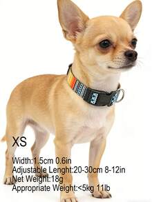 Bohemian Style Printed Adjustable Pet Collar, Suitable For Small, Medium And Large Dogs - Multicolor - View 37